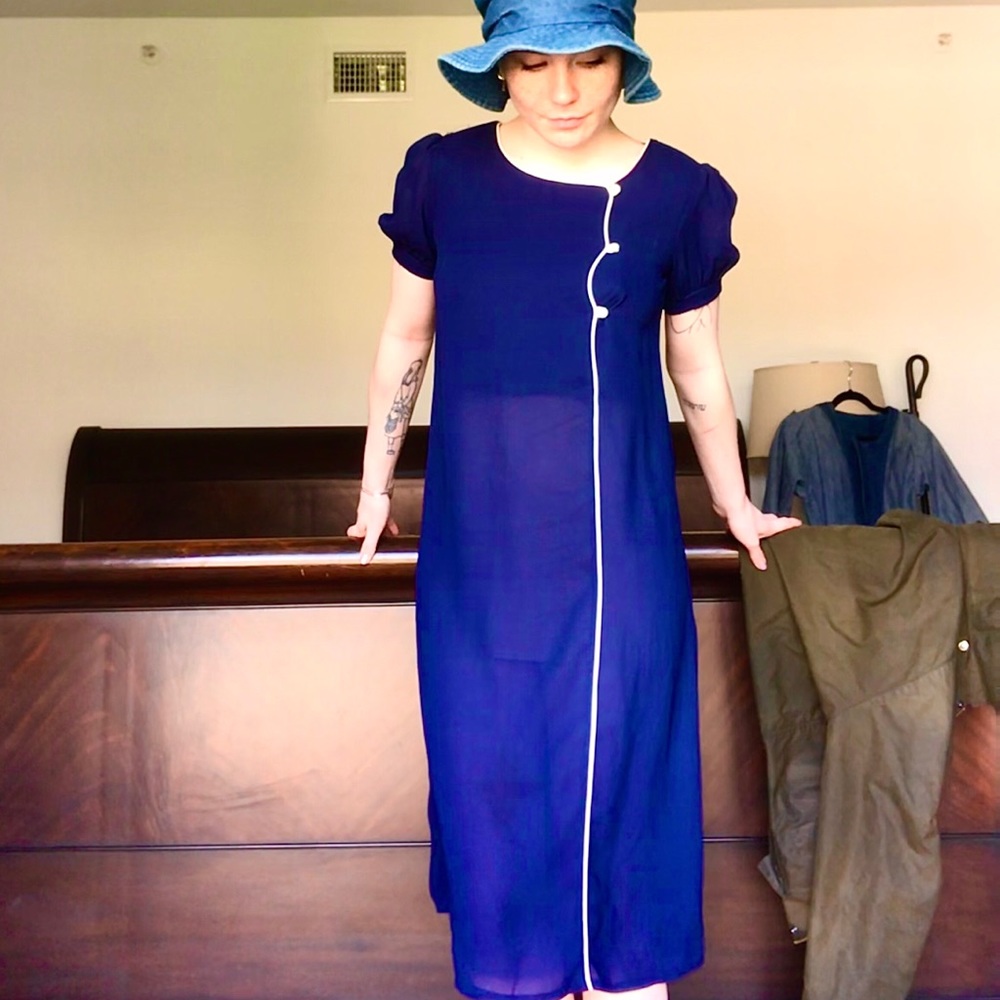 VINTAGE 1940s DAY DRESS